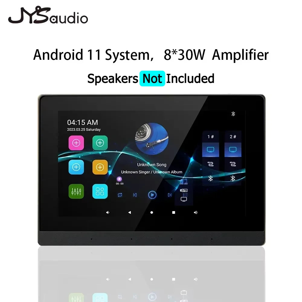 Smart Audio System Home Theater Sound Amplifier Wall Android WiFi Bluetooth Amp with 6 inch Stereo Ceiling Speaker Diy Kit Hotel