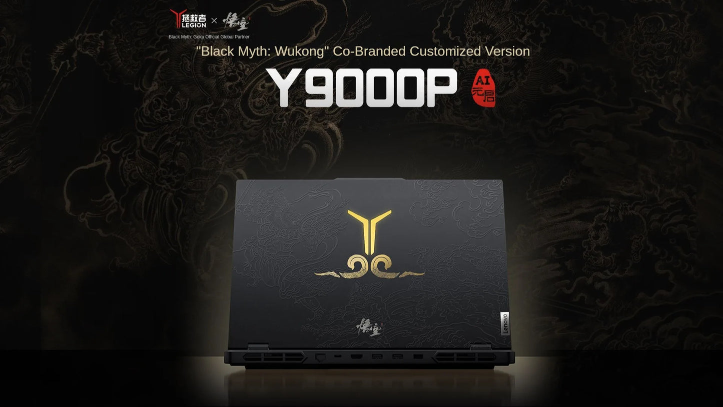 Lenovo Legion Y9000P E-sports Gaming Laptop "Black Myth: Wukong" Co-Branded i9-14900HX RAM 32G 1T SSD/RTX 4070 16-inch 240Hz