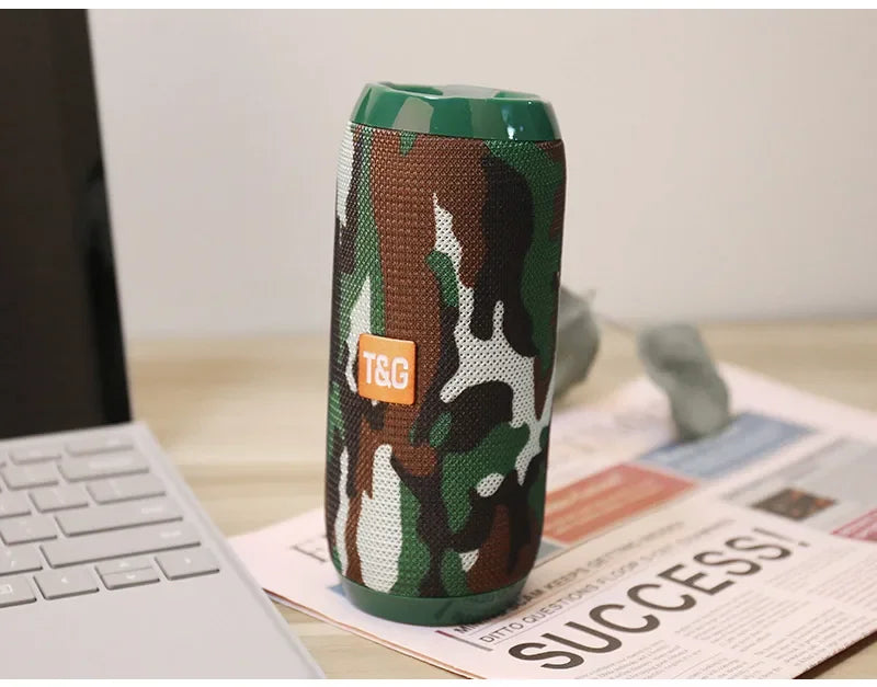 Portable Speaker Wireless Bluetooth-compatible Subwoofer Outdoor Waterproof Loudspeaker Stereo Surround Support FM RadioTF