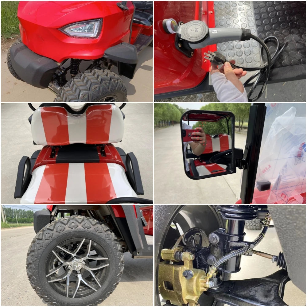 Hot Sale7000W 72V 4 Wheel Electric Mobility Scooter City Step Through Electric Golf Cart