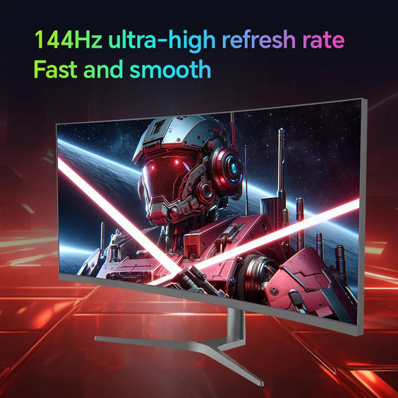 Anmite 38" 4K Nano-IPS screen 144Hz curved widescreen monitor, gaming display for big game enthusiasts
