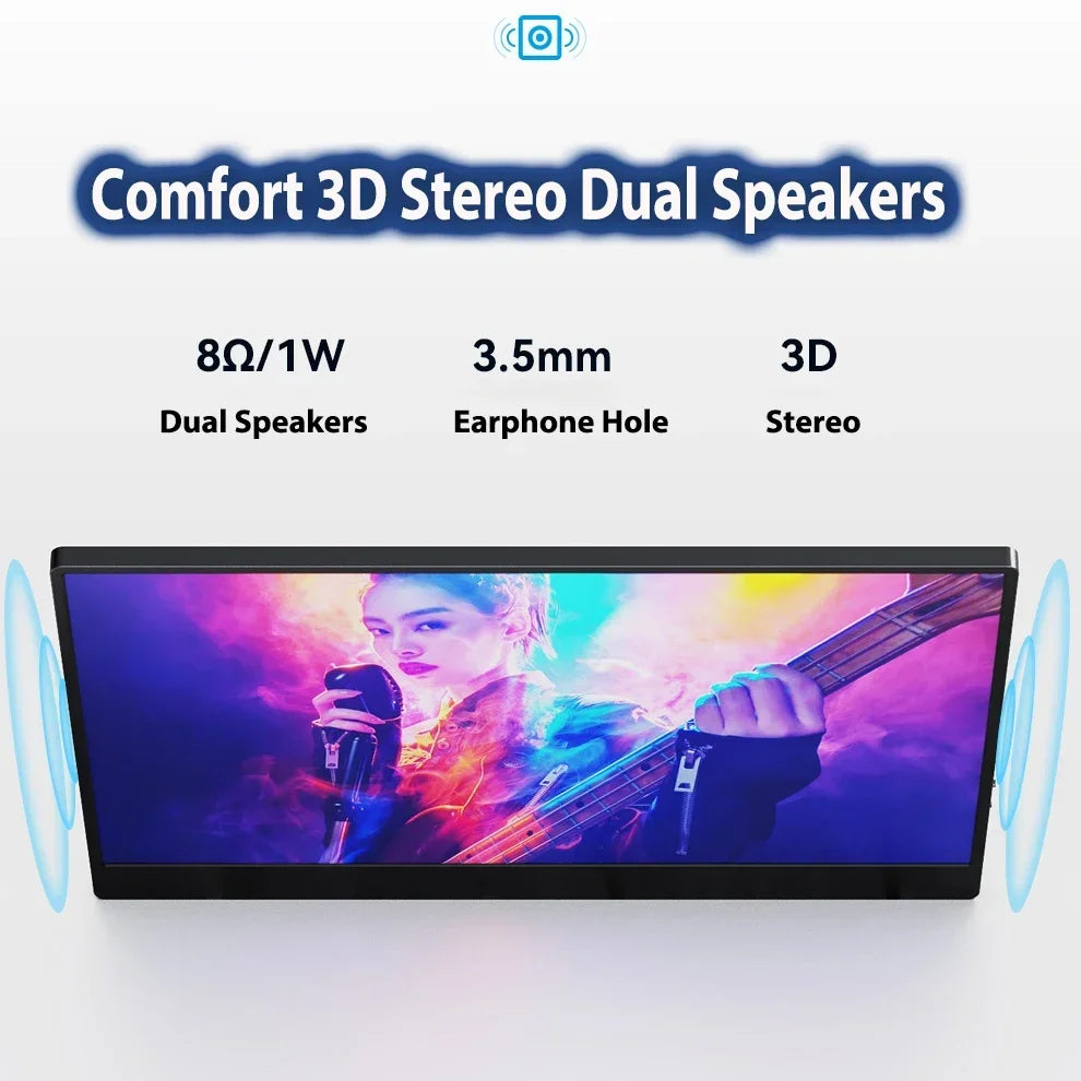 Touchscreen 15 Inch Portable Monitor FHD Office Aluminum Alloy Second External IPS display For Laptop XBox PS4/5 Switch Phone PC