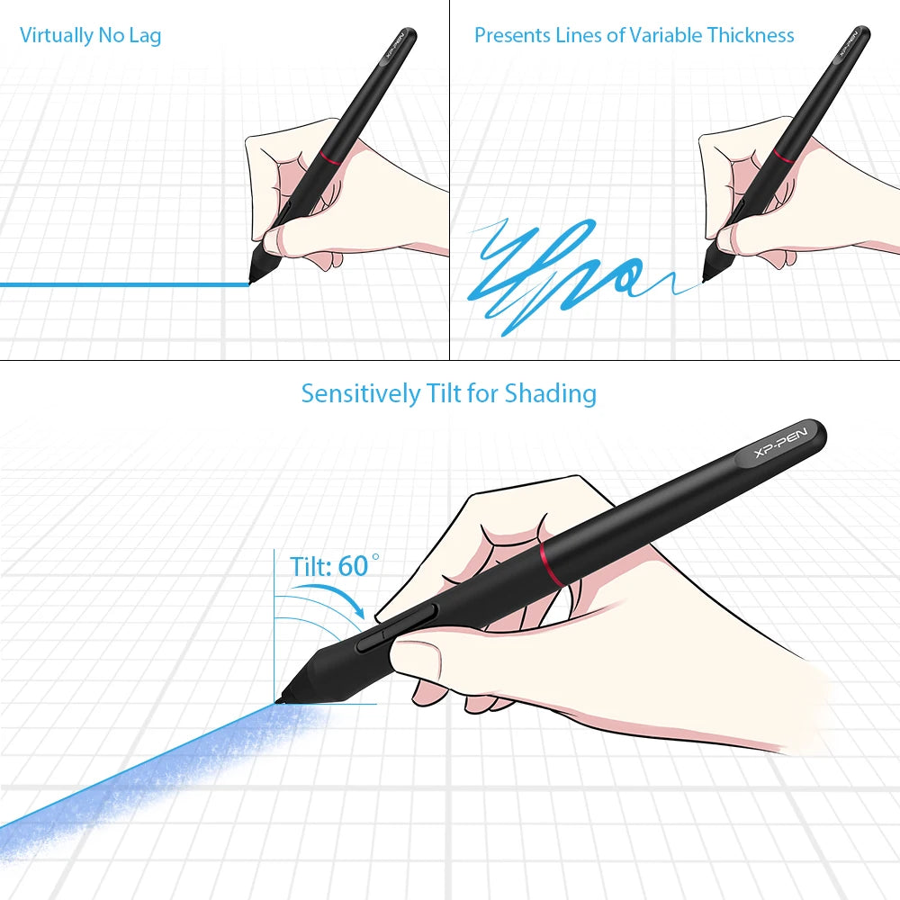 XPPen Artist 15.6 Pro Graphic Tablet Digital Drawing Monitor 8192 Levels Wheel 60 Tilt 120%sRGB Pen Display Support Windows Mac