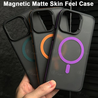 Magnetic Phone Case For iPhone 16 15 14 Plus 13 12 11 Pro Max