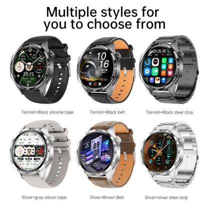 GT5 PRO Smart Watch Men Watch 5 Pro AMOLED HD Screen Bluetooth Call GPS Trajectory NFC Heart Rate Compass SmartWatches 2024 New