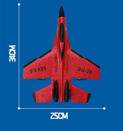 RC Foam Aircraft SU-35 Plane 2.4G Radio Control Glider Remote Control Fighter Plane Glider Airplane Foam Boys Toys for Children