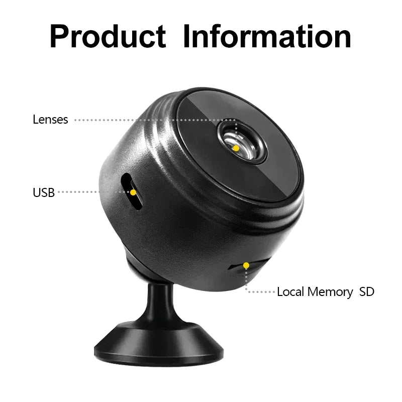 A9 Wifi Mini Camera 1080P Security Monitoring Wireless Remote Night Vision Video Surveillance Smart Home Mini DV Cam HD Camera