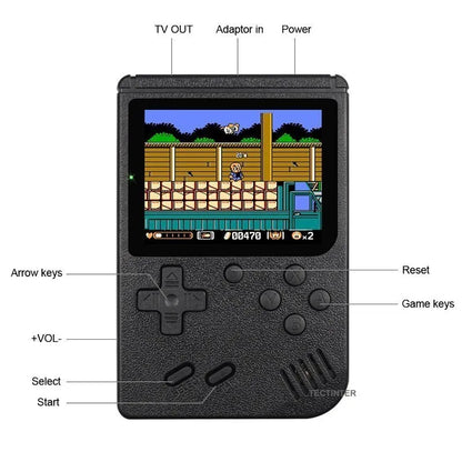 Portable Retro Mini Video Game Console 8-Bit Handheld Game Player Built-in 500 games AV Out Game Console Gameboy videojuego