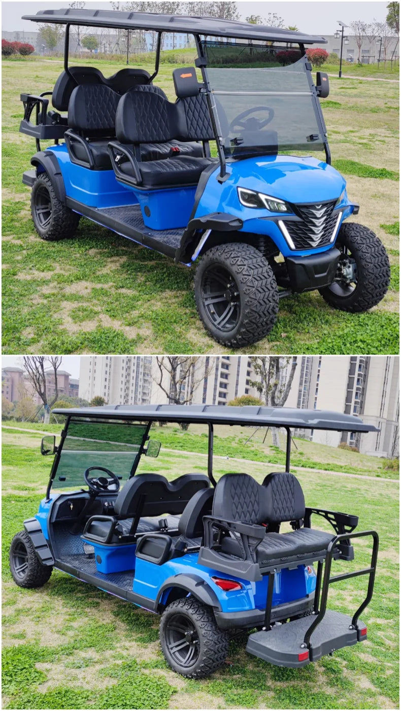 Wholesale Brand New Utility Vehicle 4 Wheel 4 Seater Golf Cart 48V Lithium Battery Club Car off Road Golf Cart Electric Price