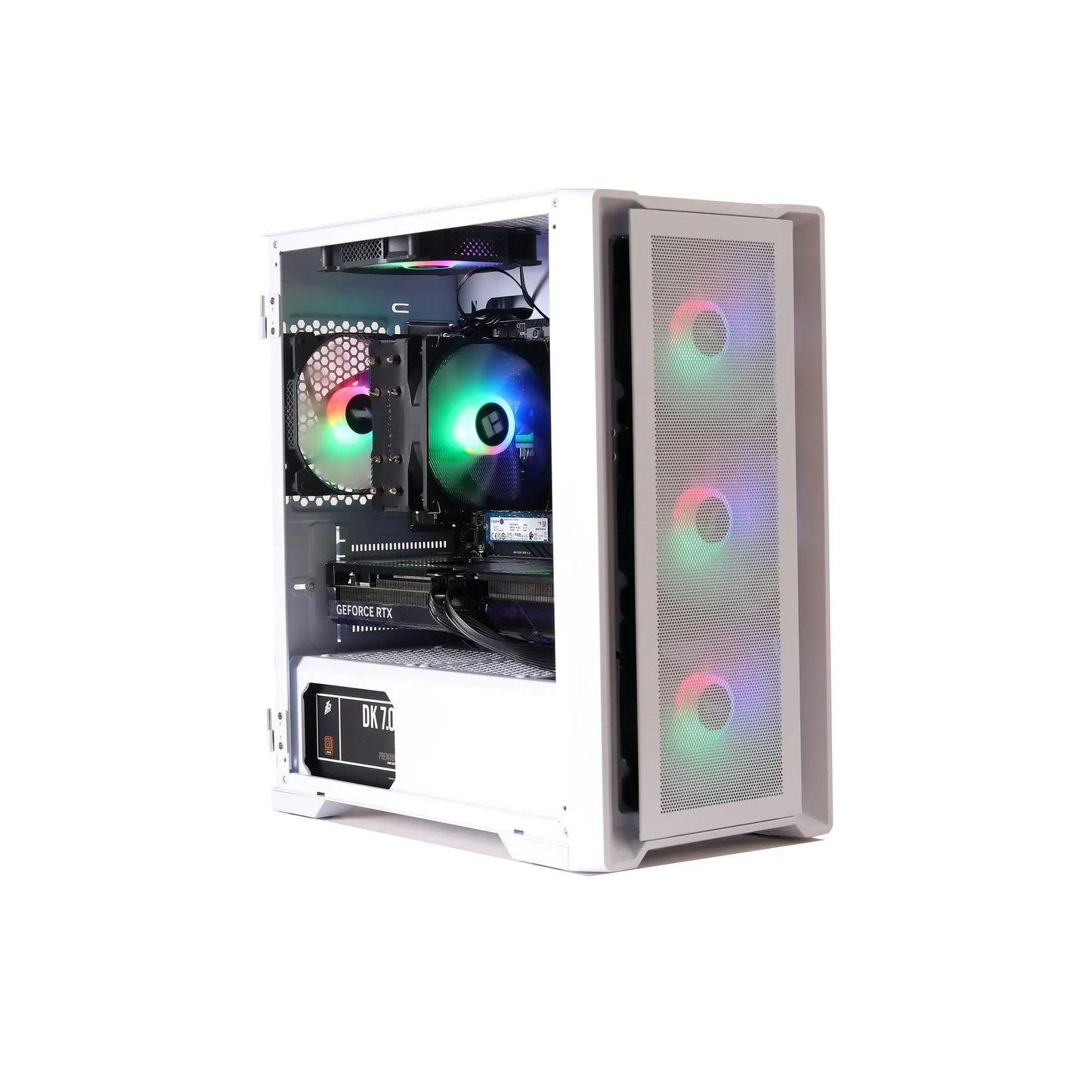 MXZ High-Performan Gaming PC Ryzen R7 7700 RTX4070 B650M 32G DDDR5 6000MHZ 1TB NVME Windows10 Pro Key Desktop Computer