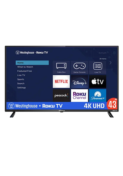 Roku TV - 50 Inch Smart TV, 4K UHD LED TV with Wi-Fi Connectivity and Mobile App, Flat Screen TV Compatible with Apple Home Kit