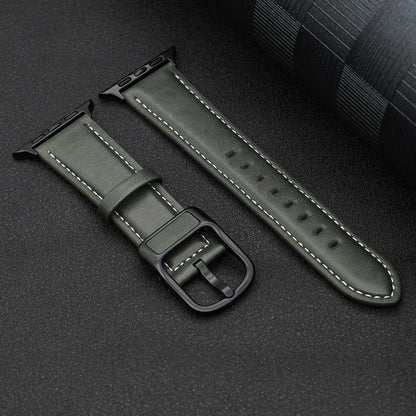 PU Leather strap For Apple watch band 44mm 45mm 41mm 40mm 42mm 46mm correa bracelet iWatch series 4 5 6 SE 7 8 9 10 ultra/2 49mm