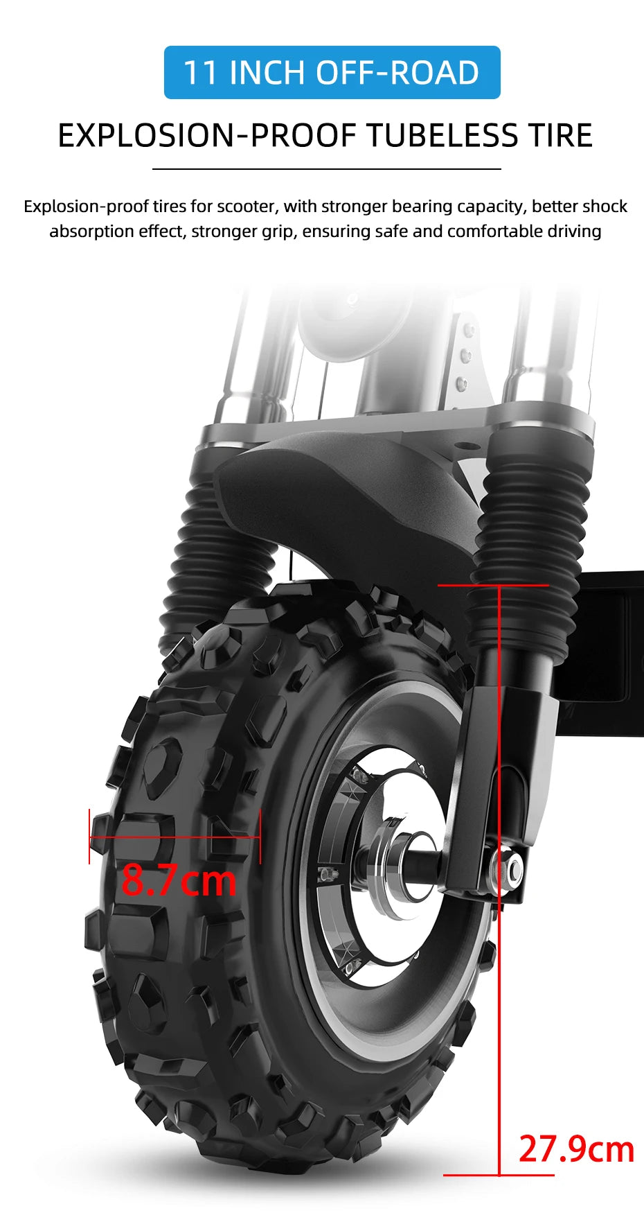 $1269/pc, 6000W Dual Motors Electric Scooter Adults up to 85 km/h 11" Off Road Tire with Seat Oil Hydraulic Suspension tax free