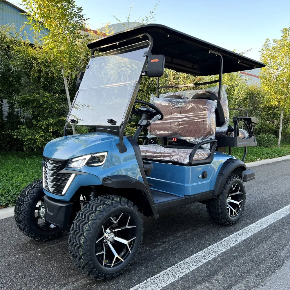 Wholesale Brand New Utility Vehicle 4 Wheel 4 Seater Golf Cart 48V Lithium Battery Club Car off Road Golf Cart Electric Price