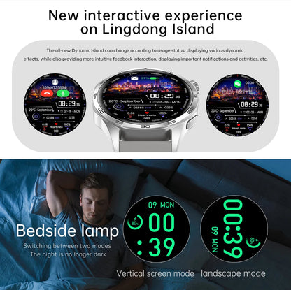 GT5 PRO Smart Watch Men Watch 5 Pro AMOLED HD Screen Bluetooth Call GPS Trajectory NFC Heart Rate Compass SmartWatches 2024 New