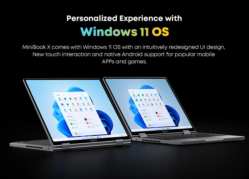 CHUWI MiniBook X Laptop Tablet 2 In 1 Intel N100 10.51" FHD IPS Screen 12GB LPDDR5 512G SSD Windows 11 Notebook 1200*1920