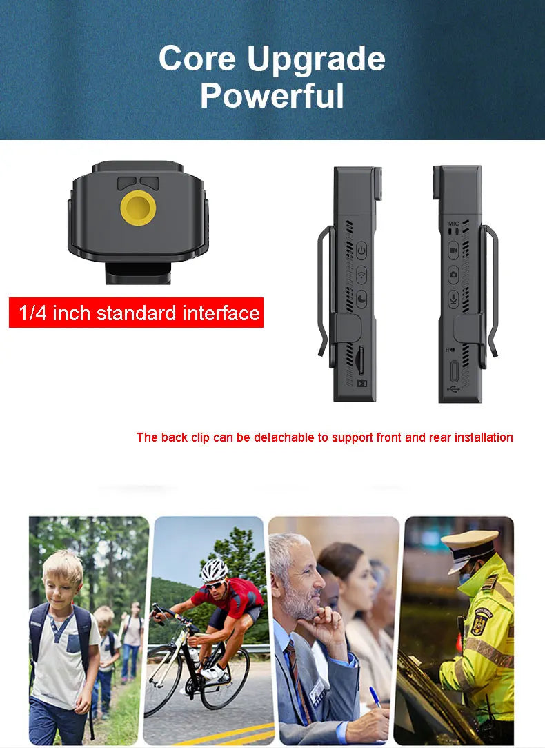 2024 NEW WIth Wifi Hotspot Mini Camera 1080P Portable Digital Video Recorder Body Camera Night Vision DVR Miniature Camcorder