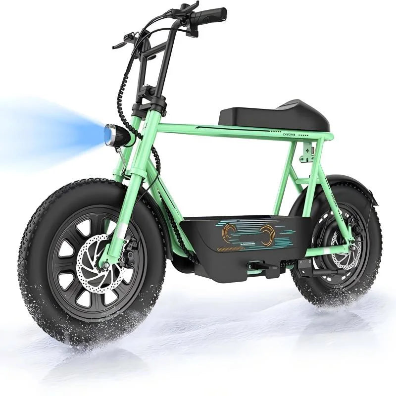 Peak 560W Electric Scooter with Seat, 16 Inch Fat Tire Electric Scooter for Adults&Teens, E Scooter for Basket Commuting