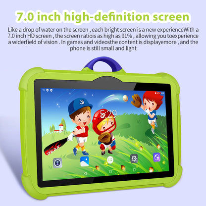 New Arrival 7 Inch 5G WiFi Kids' tablet Quad Core 4GB+64GB ROM Google Learning Education Version Dual Cameras Tablets Android 13