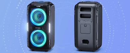 W-KING 250W PEAK Large Bluetooth Speaker Loudest/Massive 120dB/12 Custom Bass, V5.3 Big Party Boombox Portable Speaker Wireless