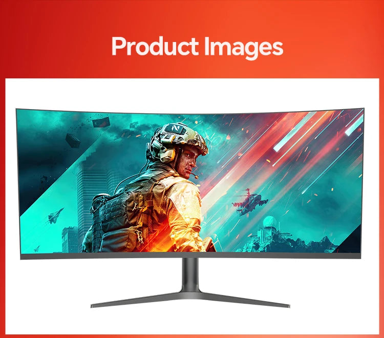 Anmite 38" 4K Nano-IPS screen 144Hz curved widescreen monitor, gaming display for big game enthusiasts