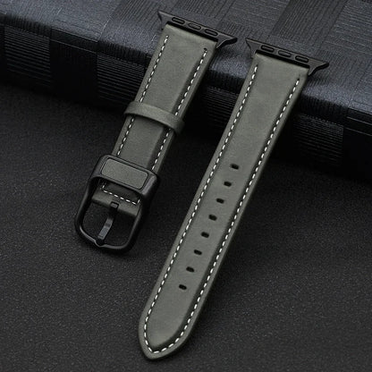 PU Leather strap For Apple watch band 44mm 45mm 41mm 40mm 42mm 46mm correa bracelet iWatch series 4 5 6 SE 7 8 9 10 ultra/2 49mm