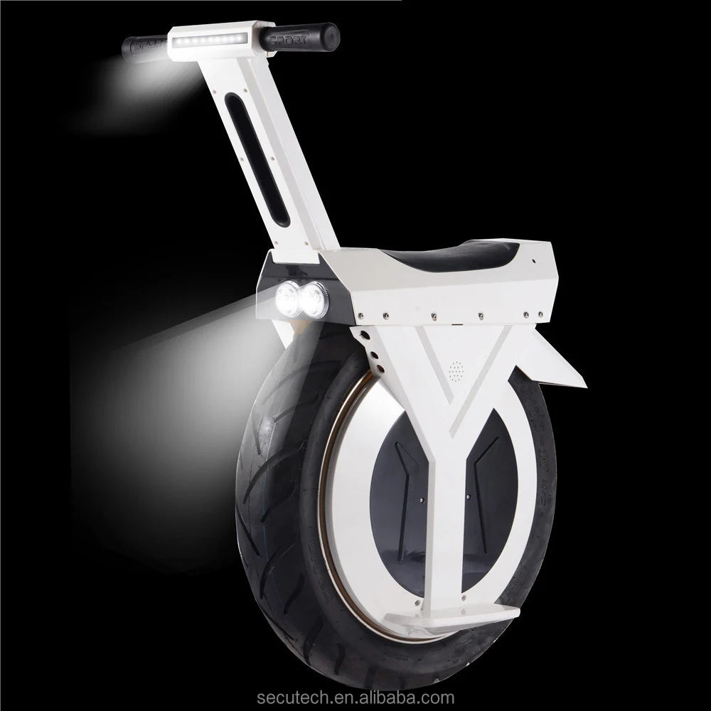 Electric Unicycle 60V 500W 17-Inch Tire, 4-12Ah Battery, 25KMH Speed, 28-96KM Range E Single-Wheel Scooter Electric Monowheel