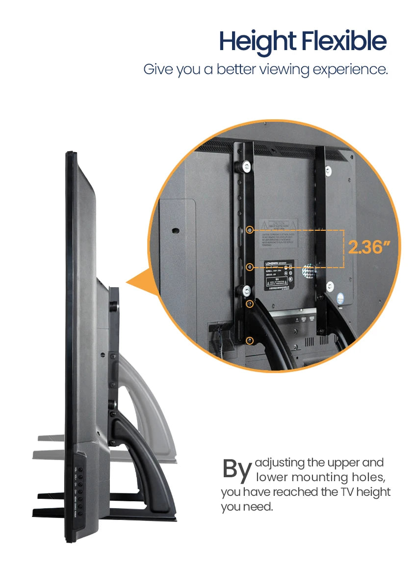 BEISHI Universal Table Top TV Stand Pedestal For 14-42 Inch LCD/LED/Plasma TVs, TV Stand Legs For Screen Monitor Bracket