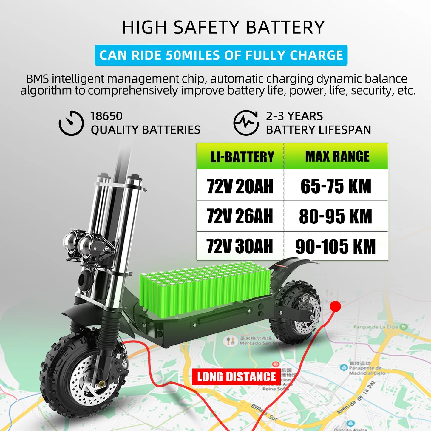 $1269/pc, 6000W Dual Motors Electric Scooter Adults up to 85 km/h 11" Off Road Tire with Seat Oil Hydraulic Suspension tax free