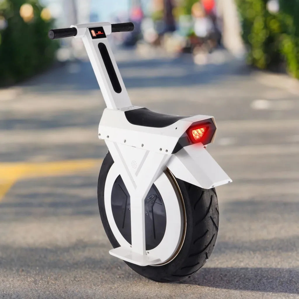 Electric Unicycle 60V 500W 17-Inch Tire, 4-12Ah Battery, 25KMH Speed, 28-96KM Range E Single-Wheel Scooter Electric Monowheel